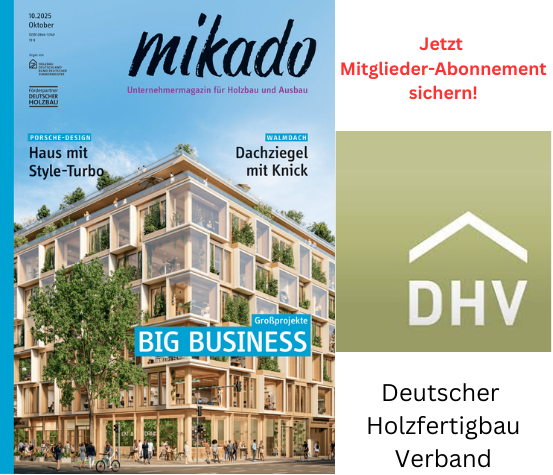 mikado Mitglieder-Abonnement Deutscher Holzfertigbau-Verband