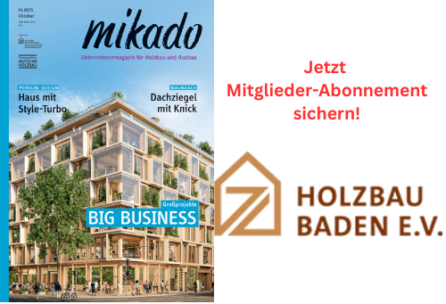 mikado Mitglieder-Abonnement Holzbau Baden e.V. mikado Mitglieder-Abonnement Holzbau Baden e.V.