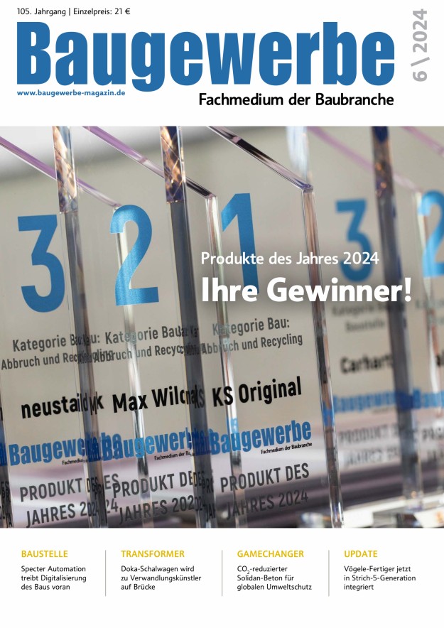 Baugewerbe Probe-Abo Print in Deutschland - Zwei Ausgaben kostenfrei testen!