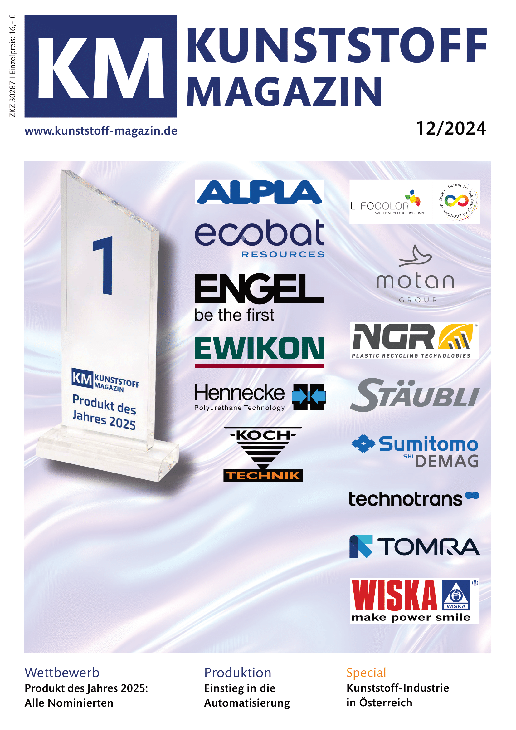 KUNSTSTOFF MAGAZIN Abo für Schüler und Studierende in Deutschland